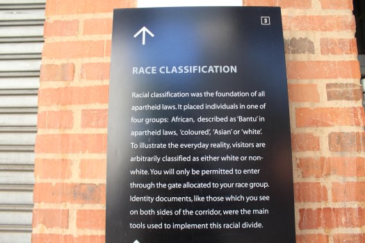 Race Classification Apartheid Museum